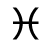 pisces glyph